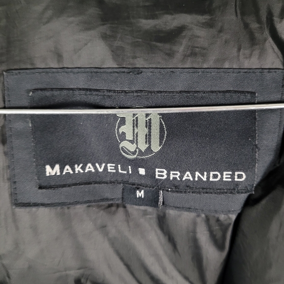 MAKAVELI BRANDED by TUPAC SHAKUR | down feather fill parka winter jacket - Picture 9 of 11